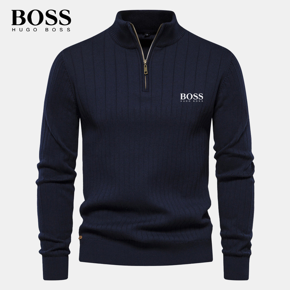 BOSS™ - Pull zippé haut de gamme