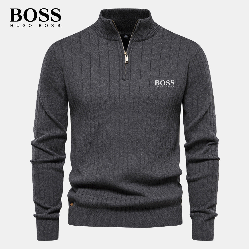 BOSS™ - Suéter con cremallera premium