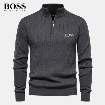 BOSS™ - Suéter con cremallera premium