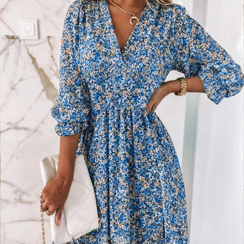 Laureen | Comfortable floral print dress for women