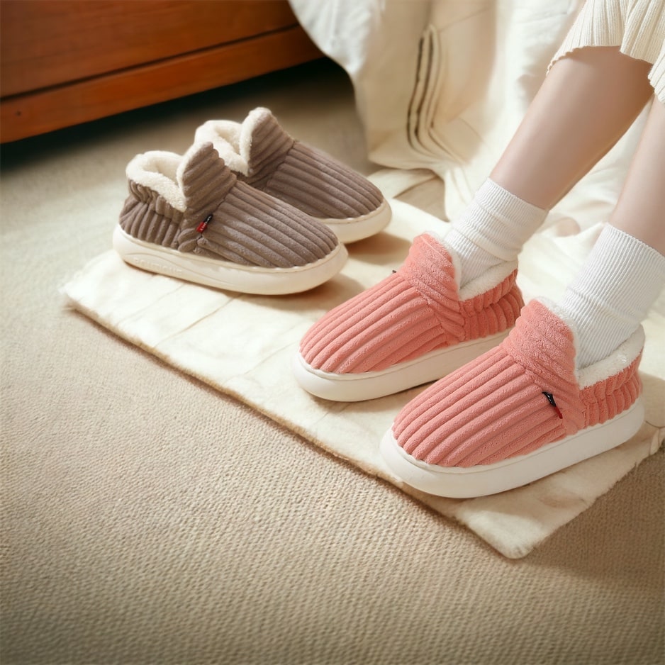 Warm &amp; Soft Cotton Slippers